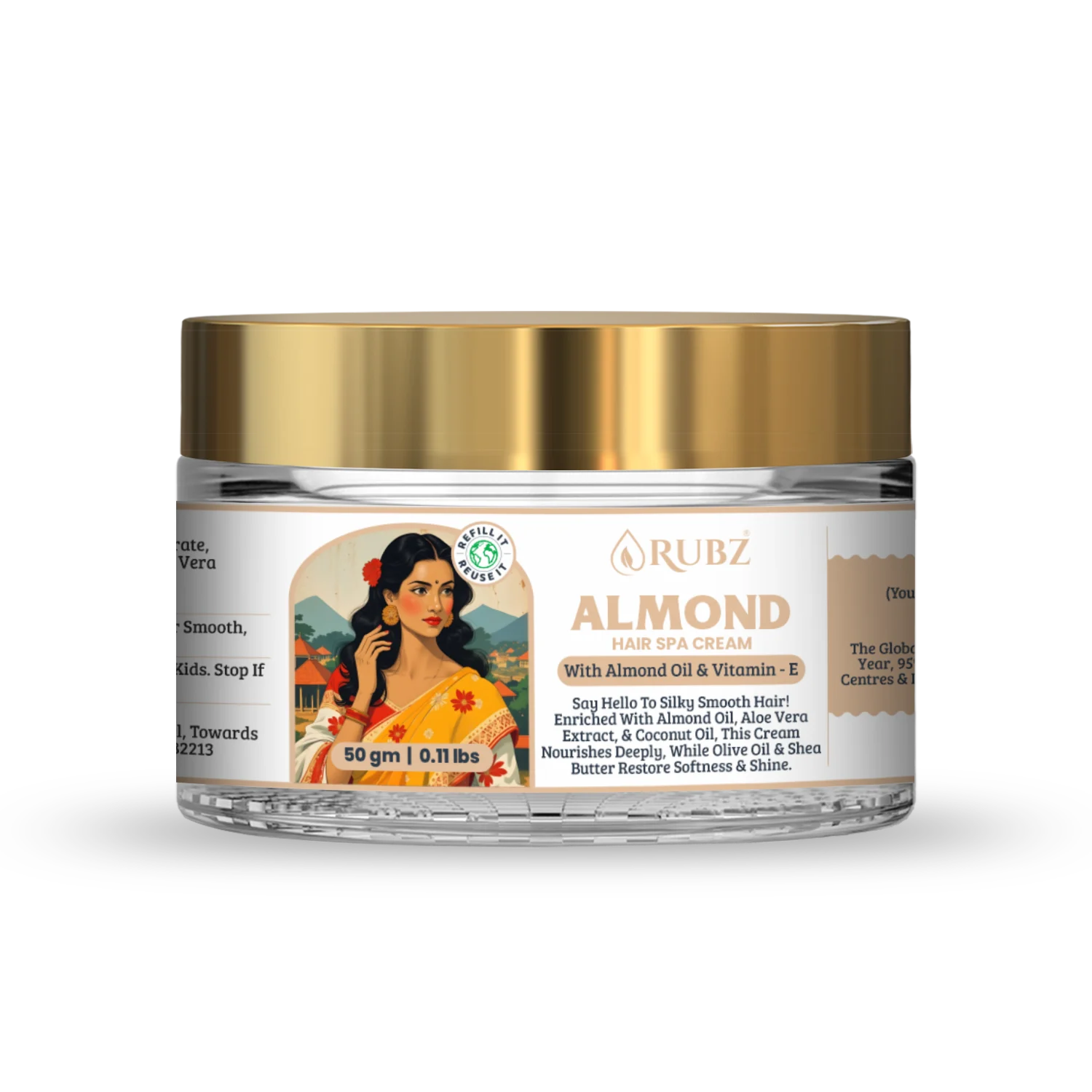 Almond Hair Spa Cream - 50 g