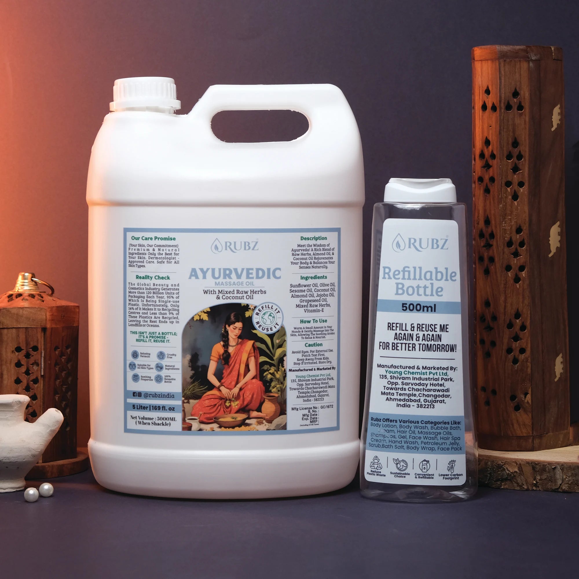Therapeutic massage oil