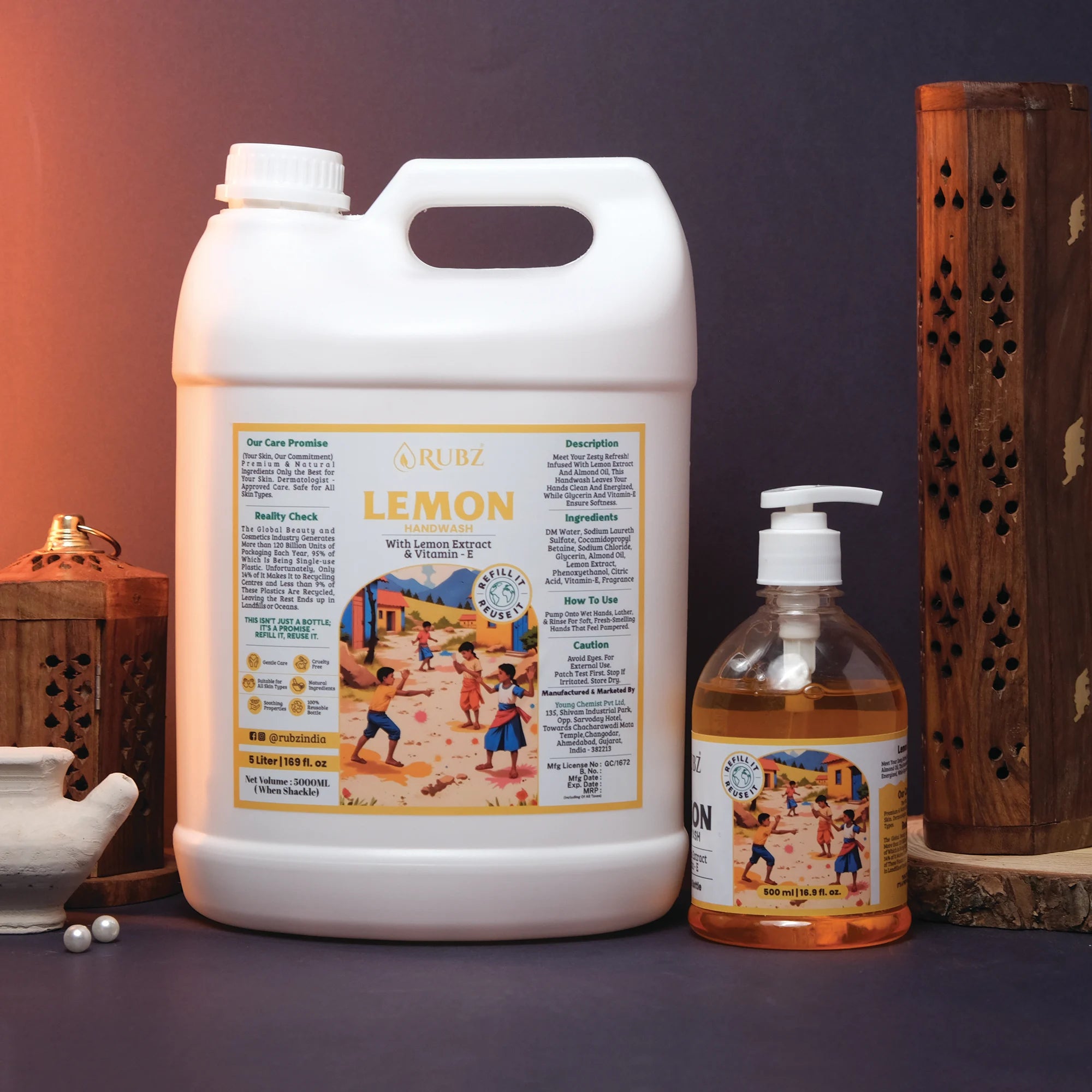 lemon handwash organic