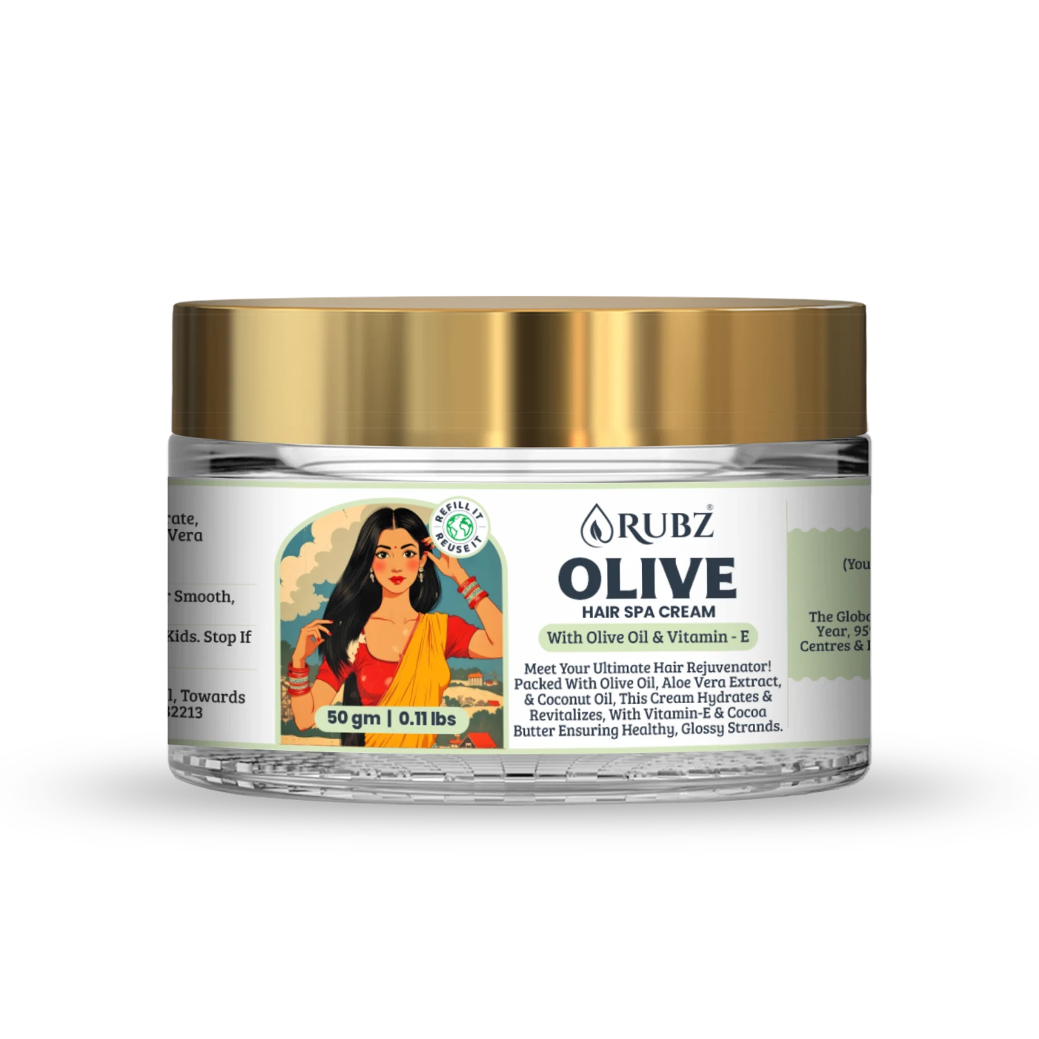 Olive Hair Spa Cream - 50 g