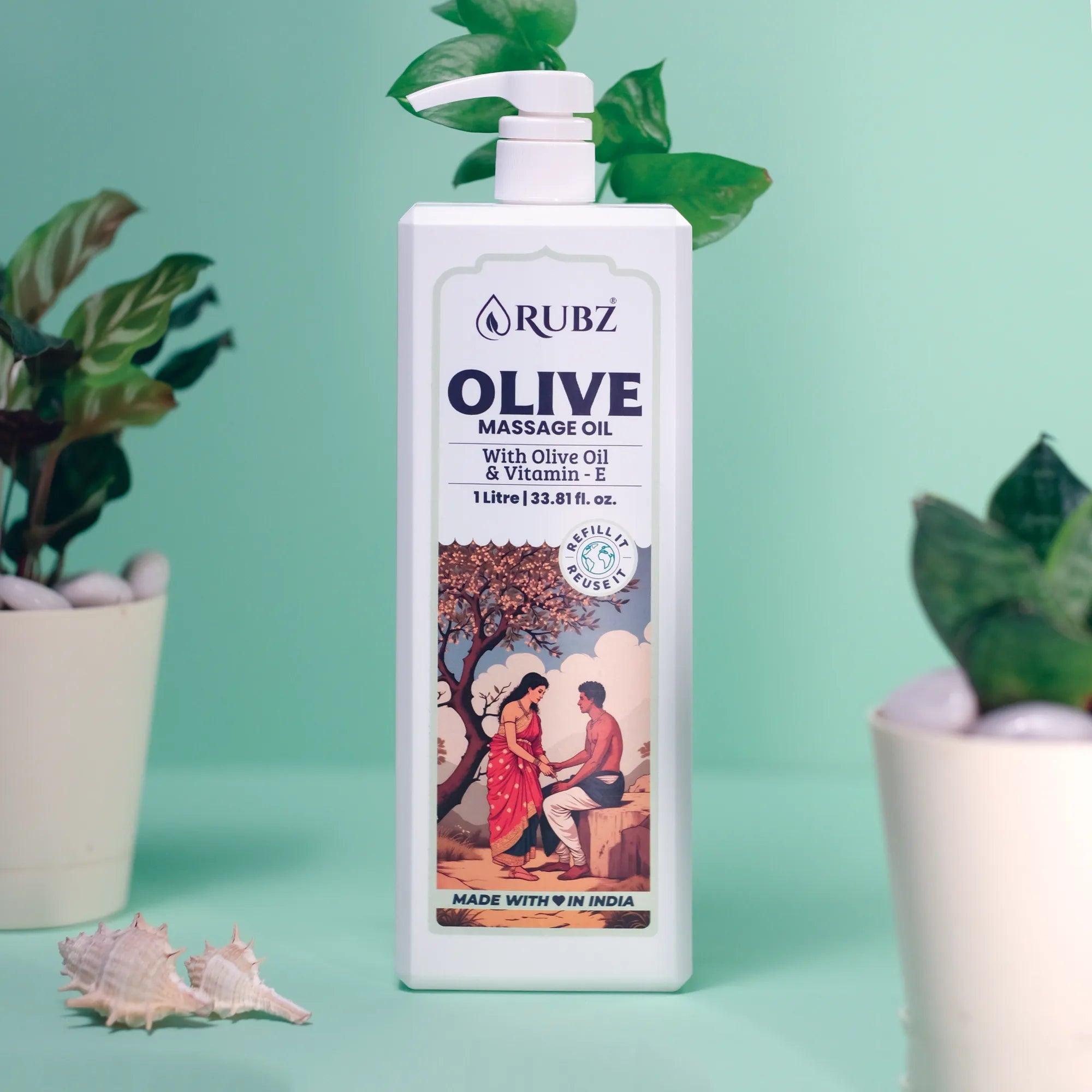 Olive massage oil