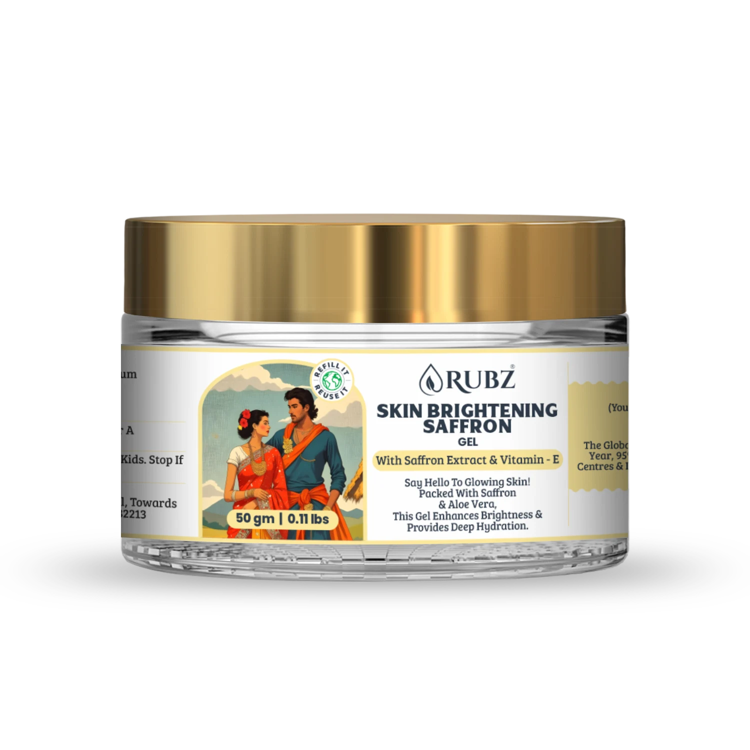 Skin Brightening Saffron Gel - 50 g