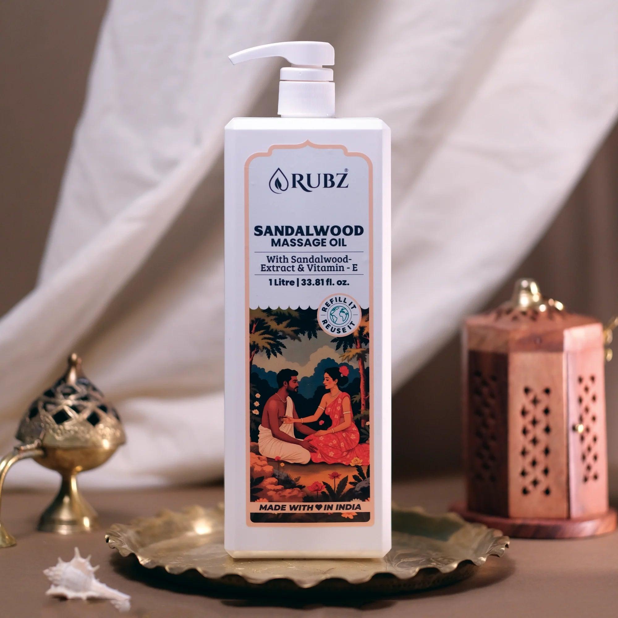 Sandalwood massage oil