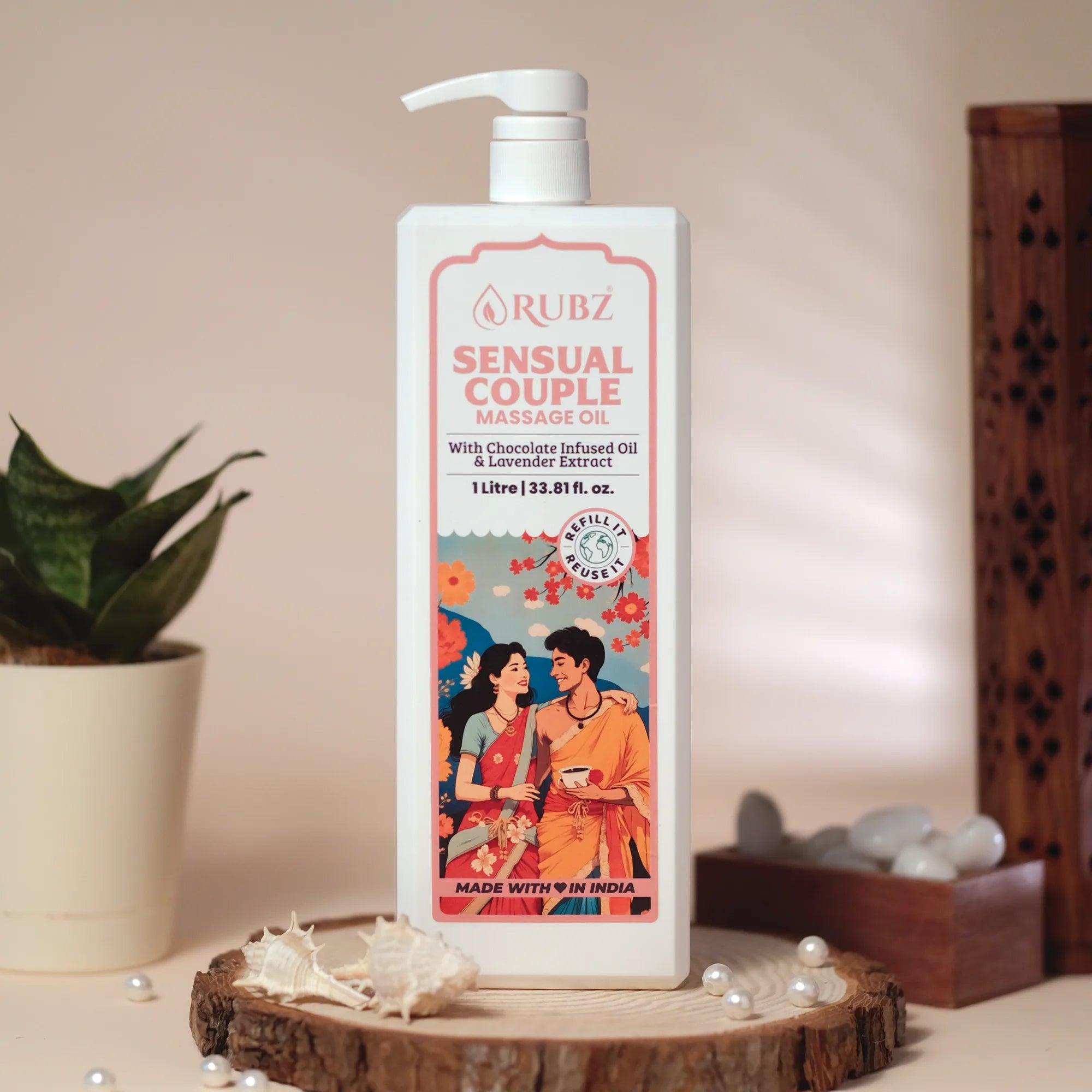 Couple massage oil