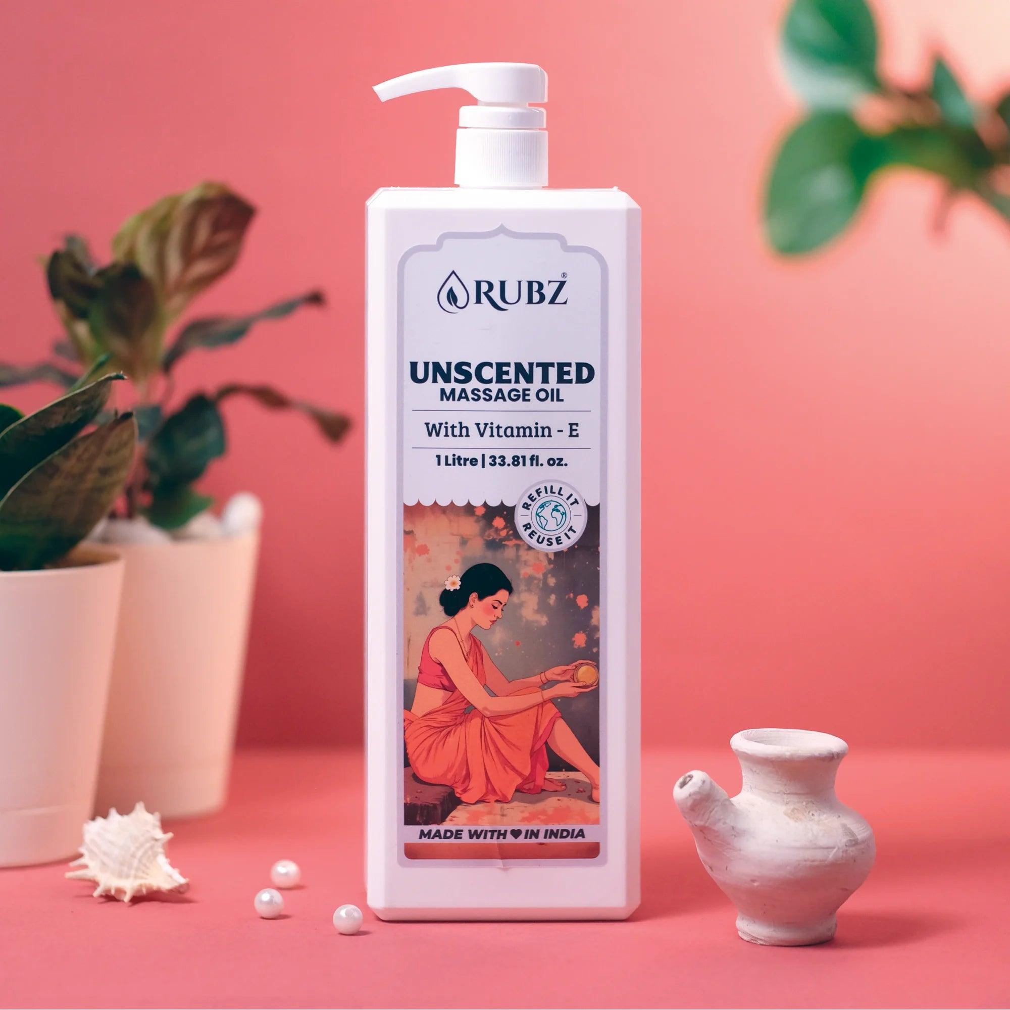 unscented massage oil
