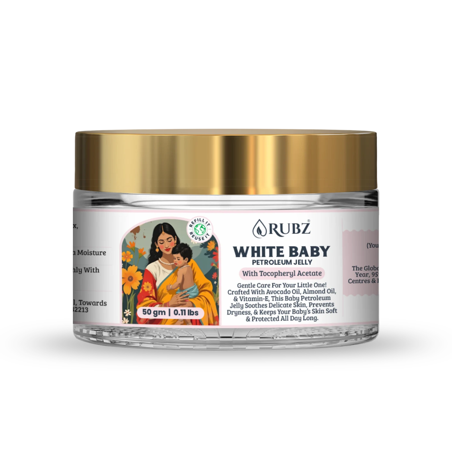 White Baby Petroleum Jelly - 50 g