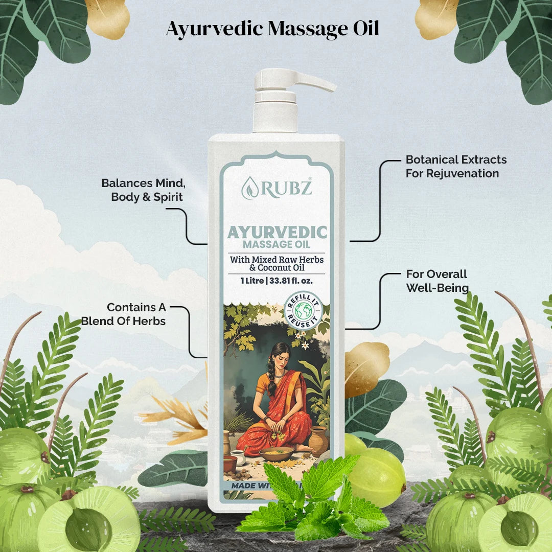 Ayurvedic oil for stress relief
