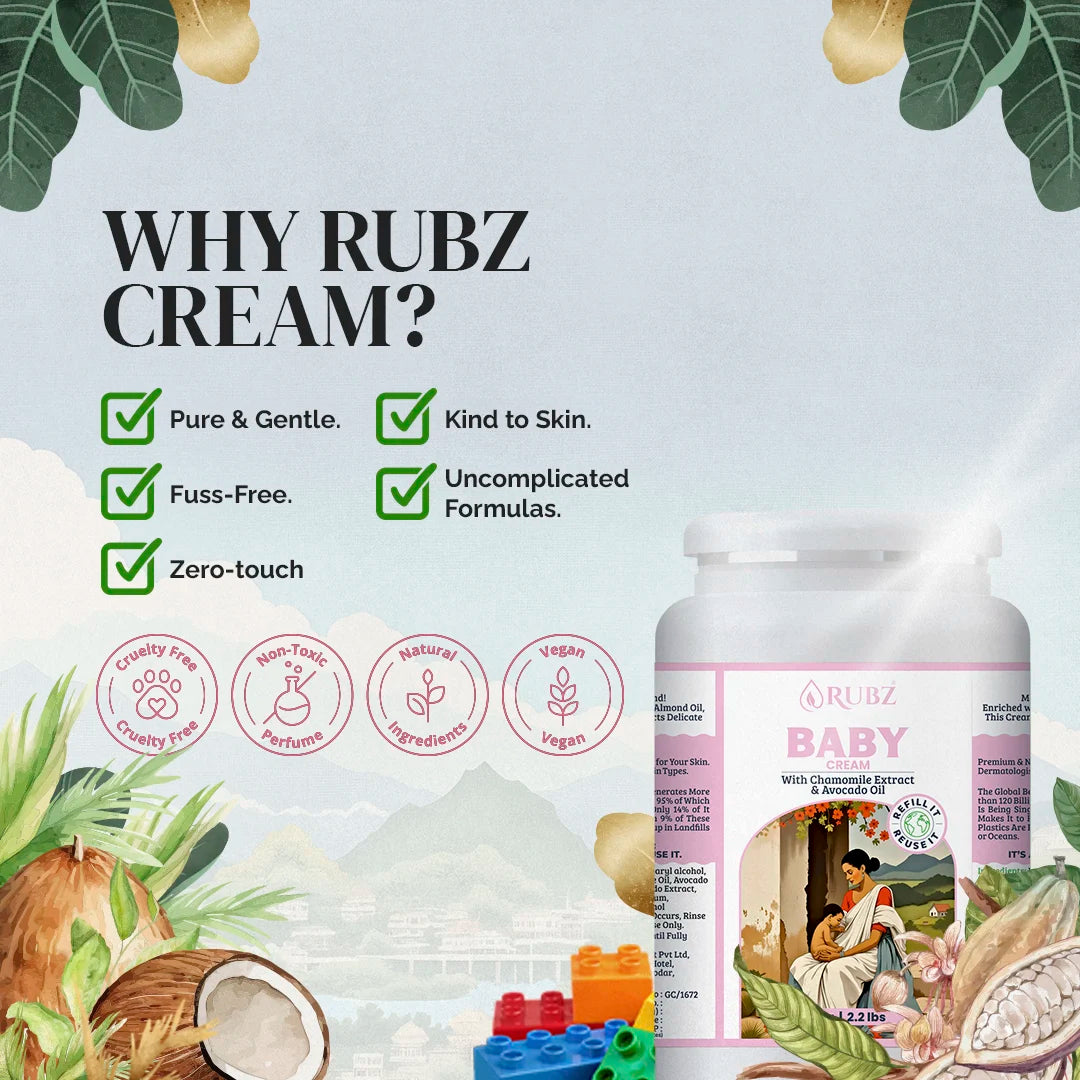 Organic baby cream