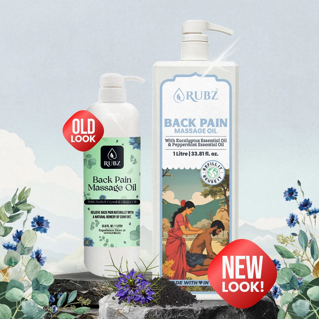 Massage oil for back pain