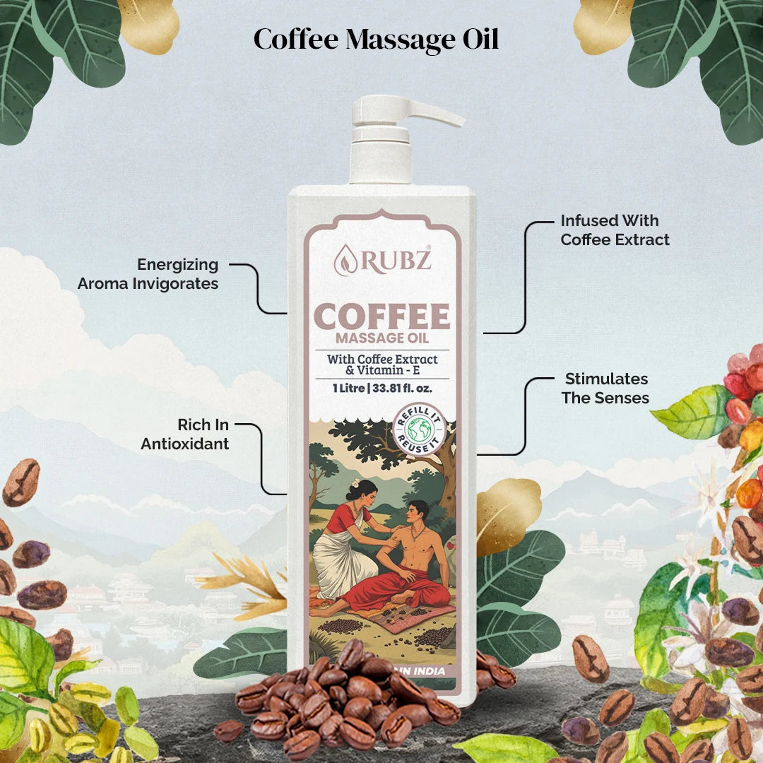 Coffee oil for dry skin