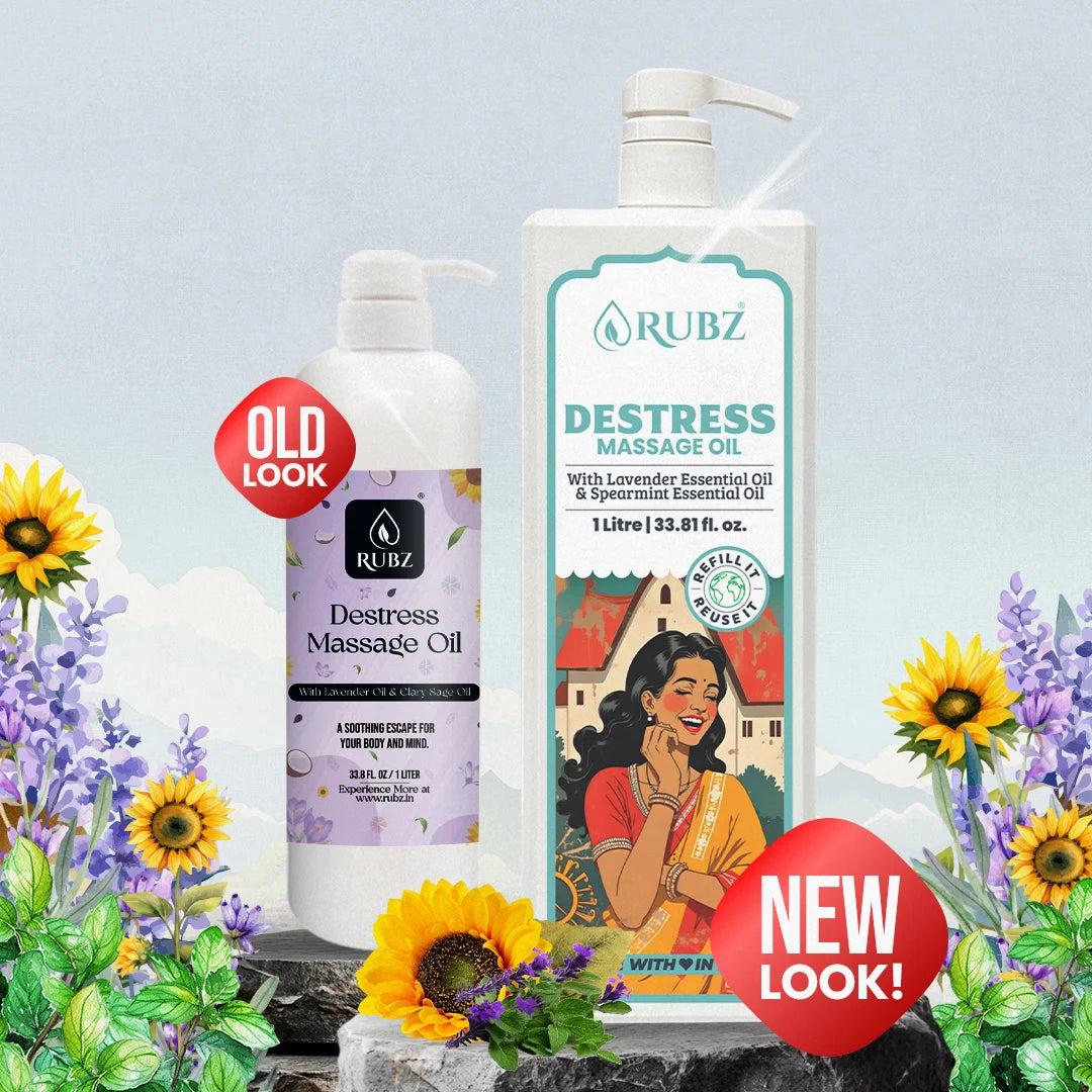 Anti-stress body oil