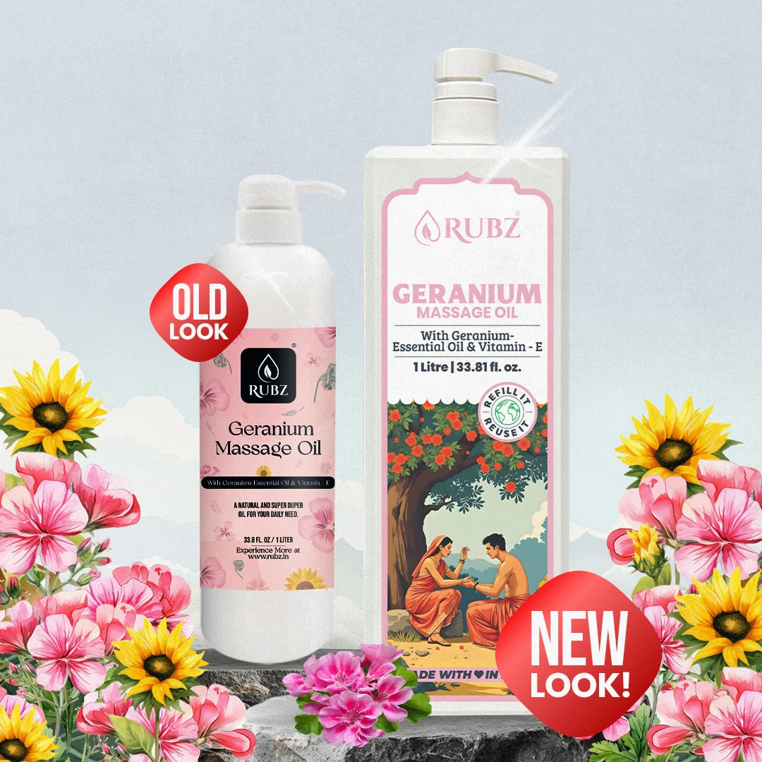 Geranium oil for body massage