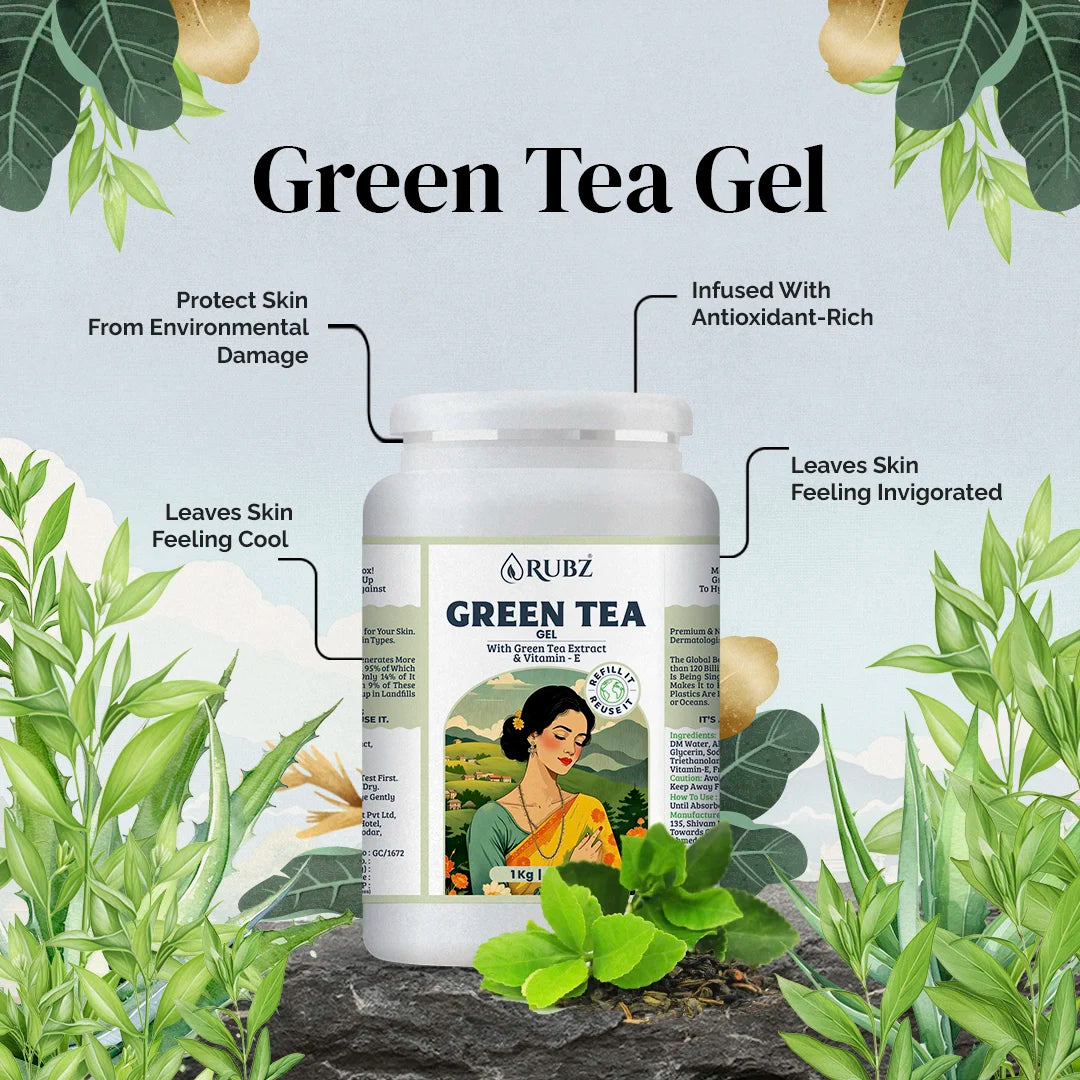Green Tea Gel - 1 Kg