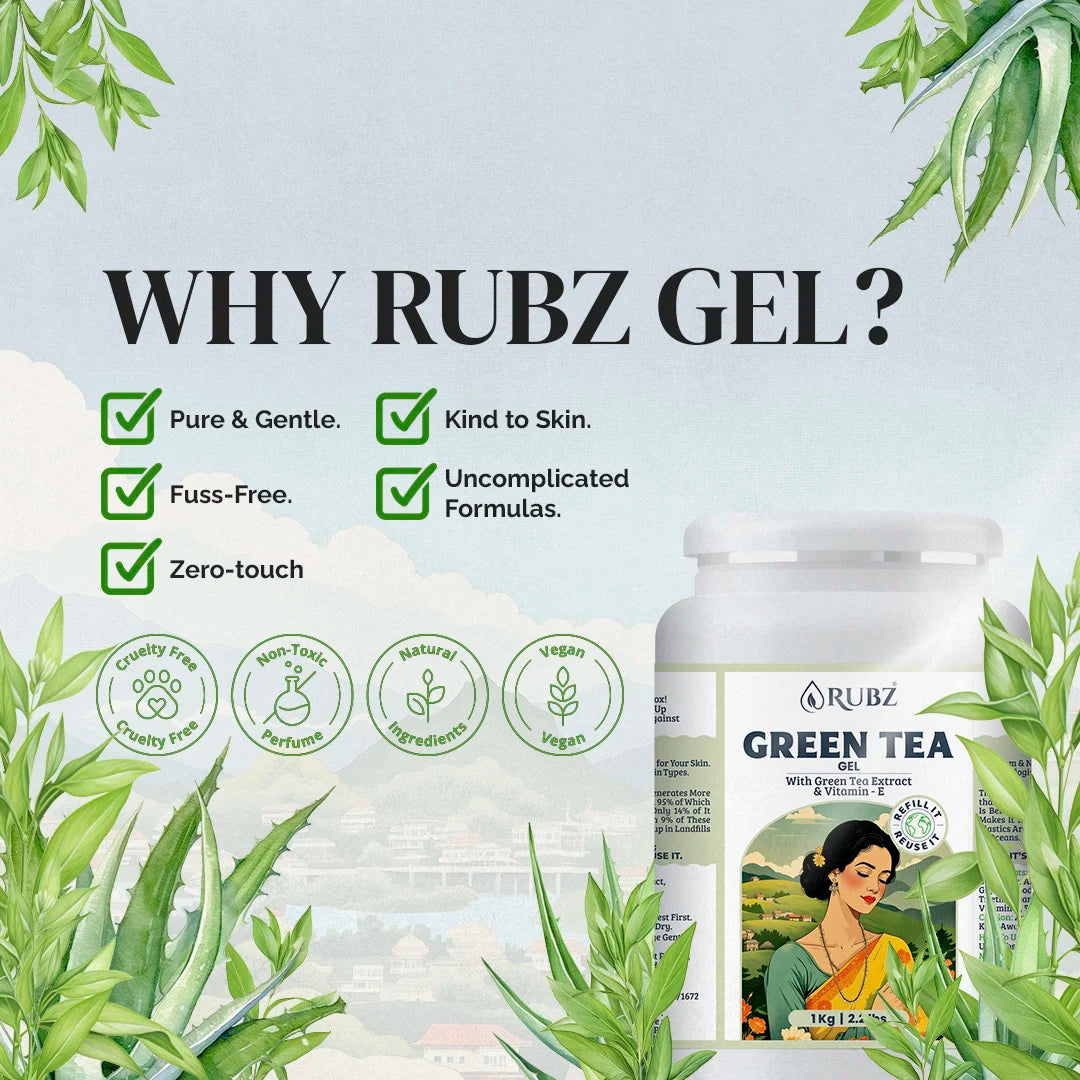 Green Tea Gel - 1 Kg