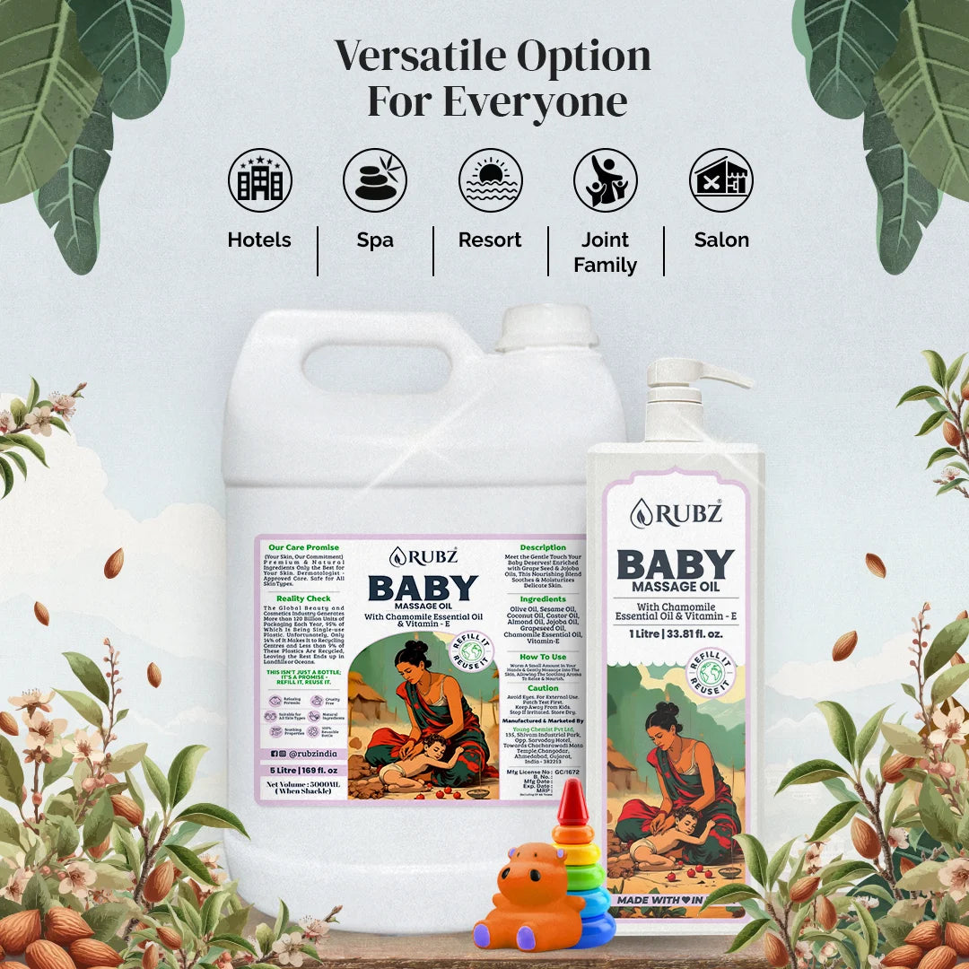 Massage oil for newborns