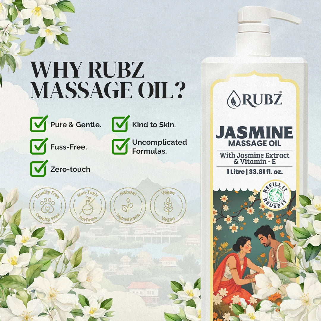 Jasmine spa massage oil