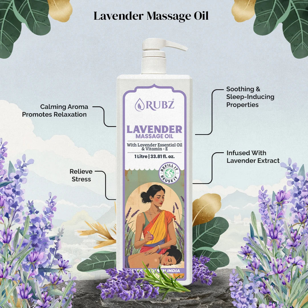 Lavender massage oil for women