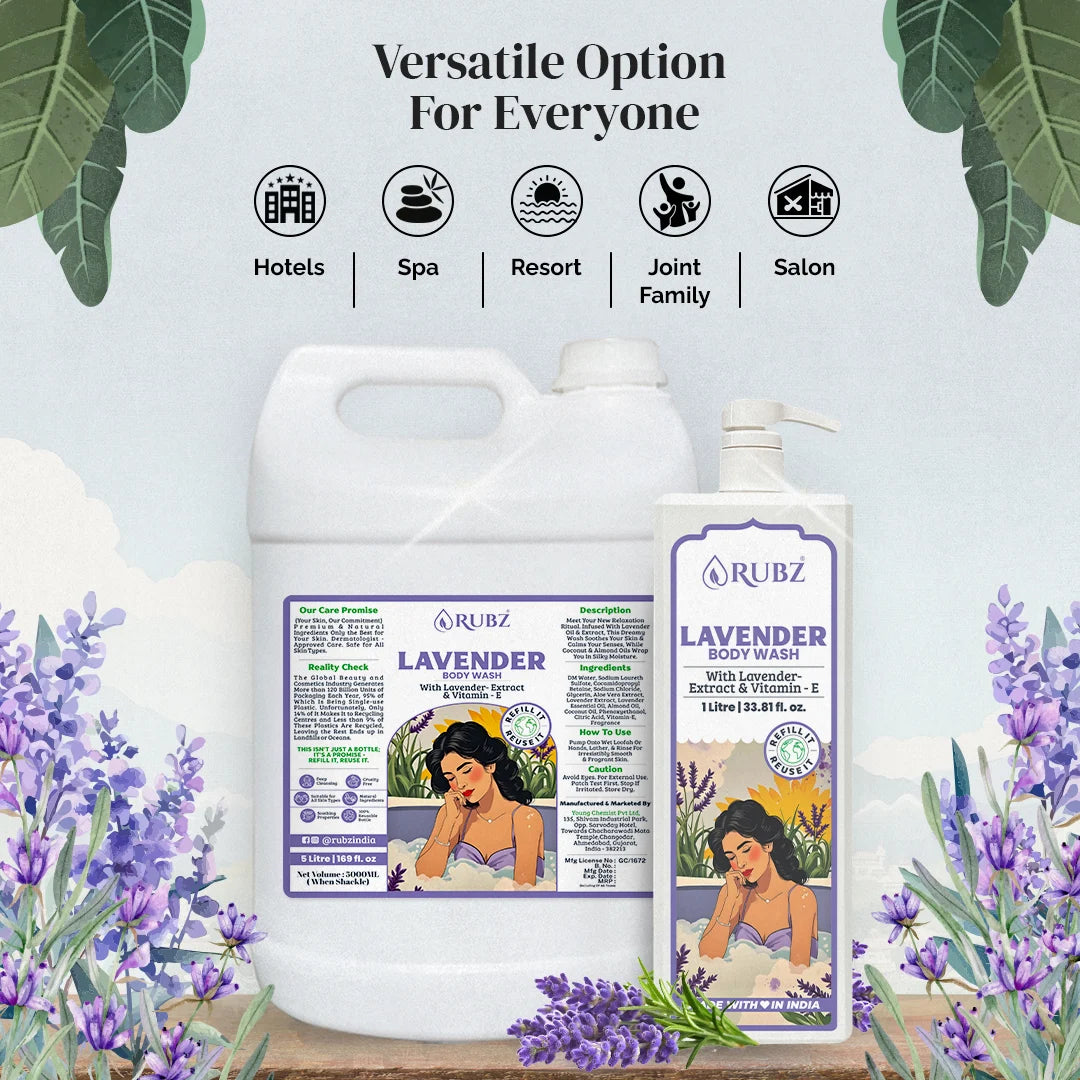 lavender body wash for sleep