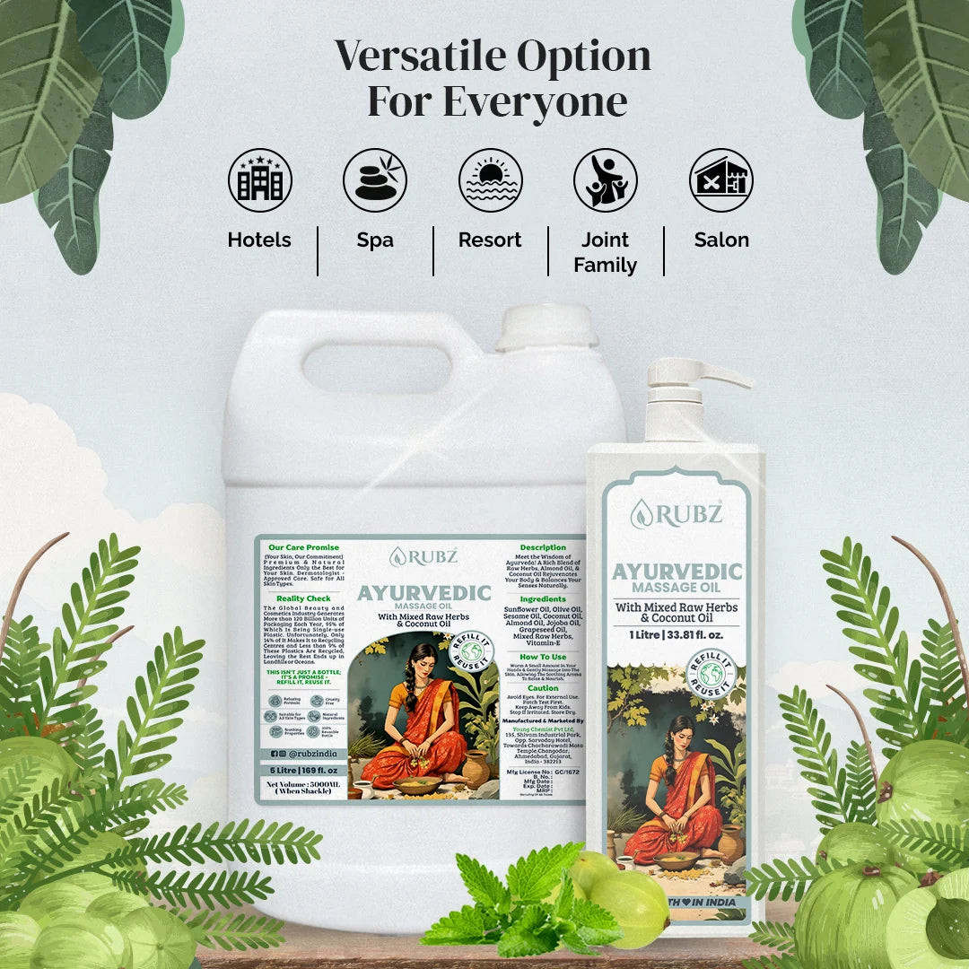 Ayurveda oil for glowing skin