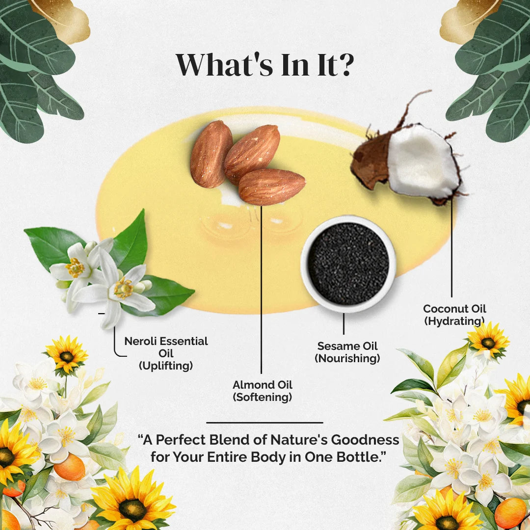 Neroli oil for glowing skin
