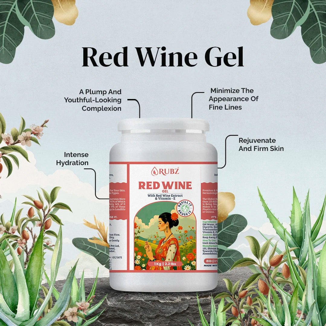 Red Wine Gel - 1 Kg