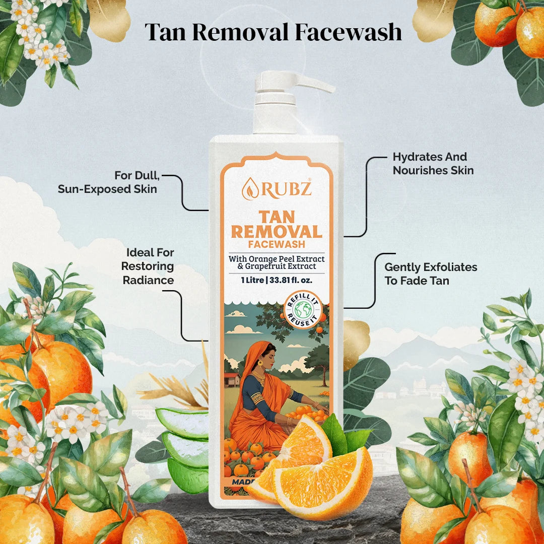 Tan Removal Face Wash - 1 Litre