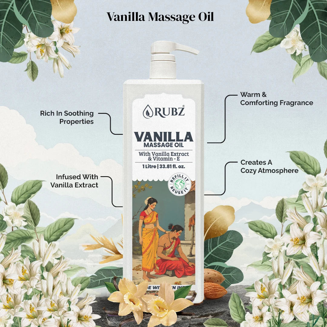 Vanilla oil for soft skin