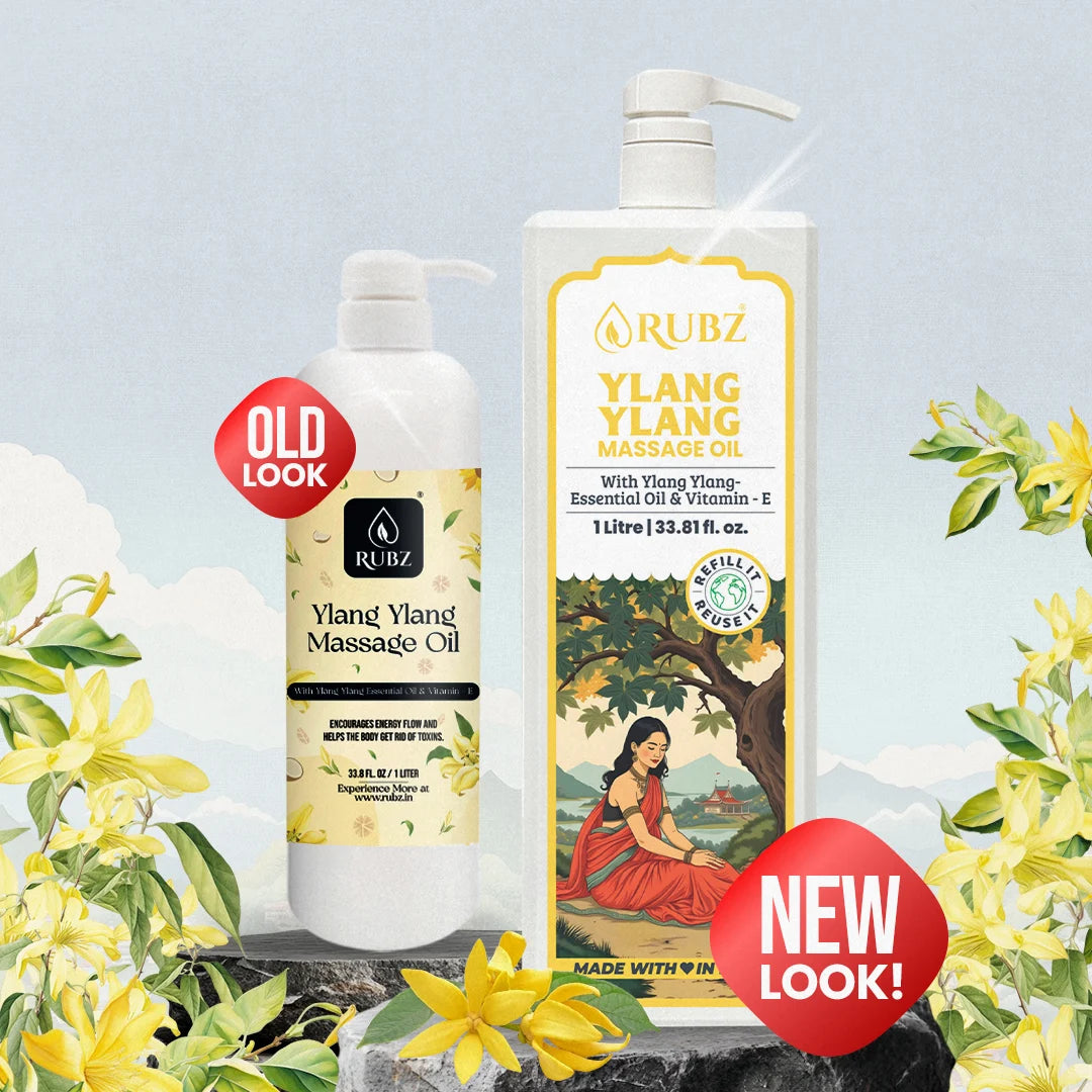 Floral massage oil