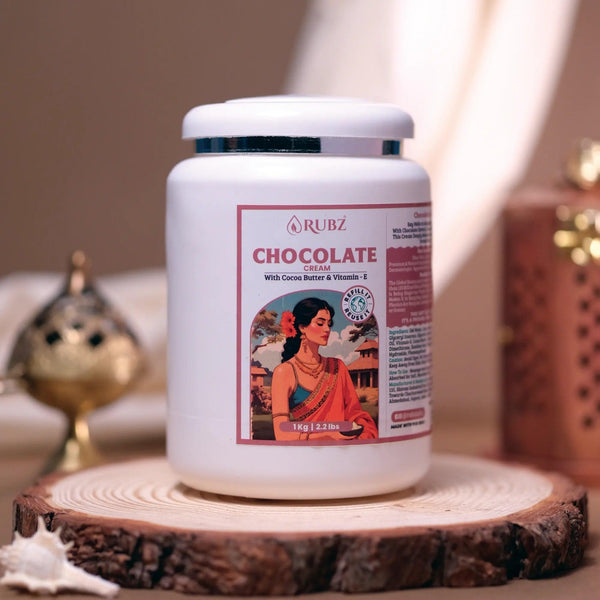 Chocolate Cream Moisturizer with Natural Oils – Even Skin Tone – Rubz