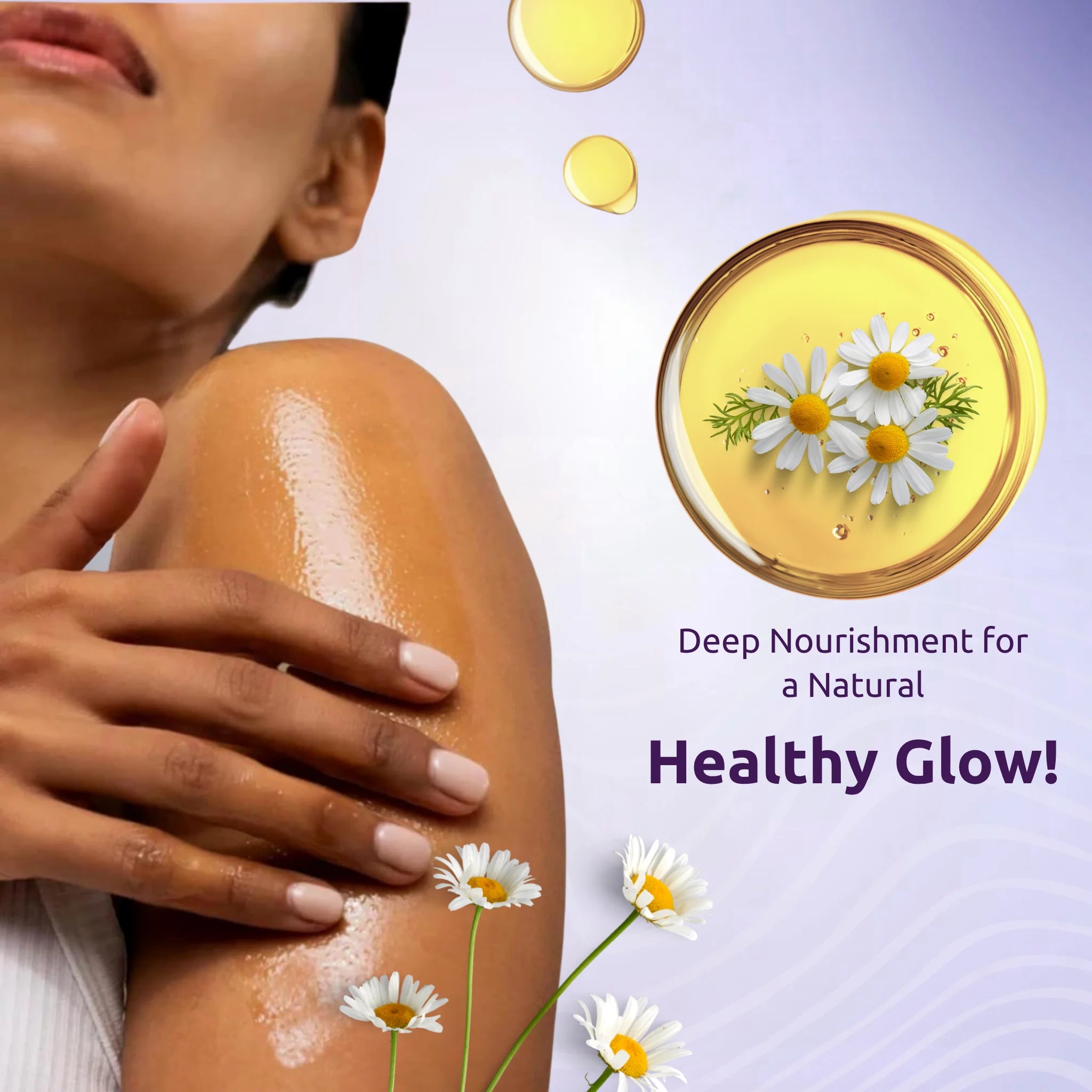 Chamomile Body Massage Oil - 60 ml