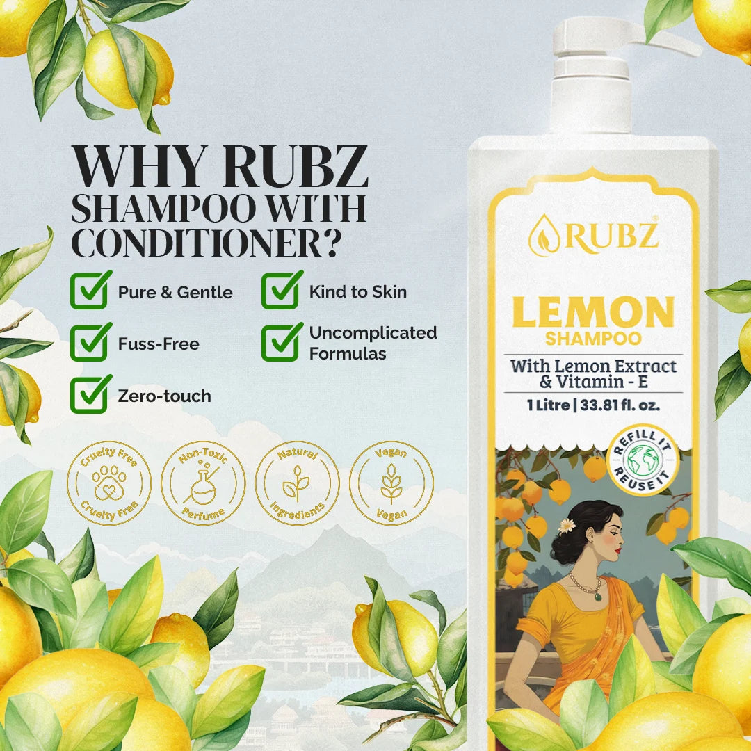 Lemon Anti-Dandruff Shampoo - 1 Litre