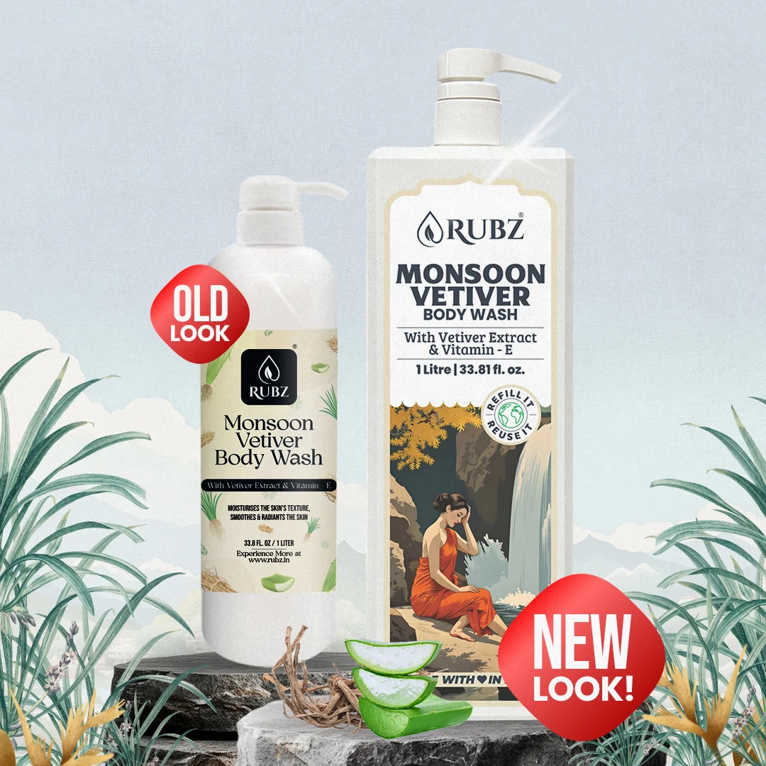 Monsoon Vetiver Body wash - 1 Litre