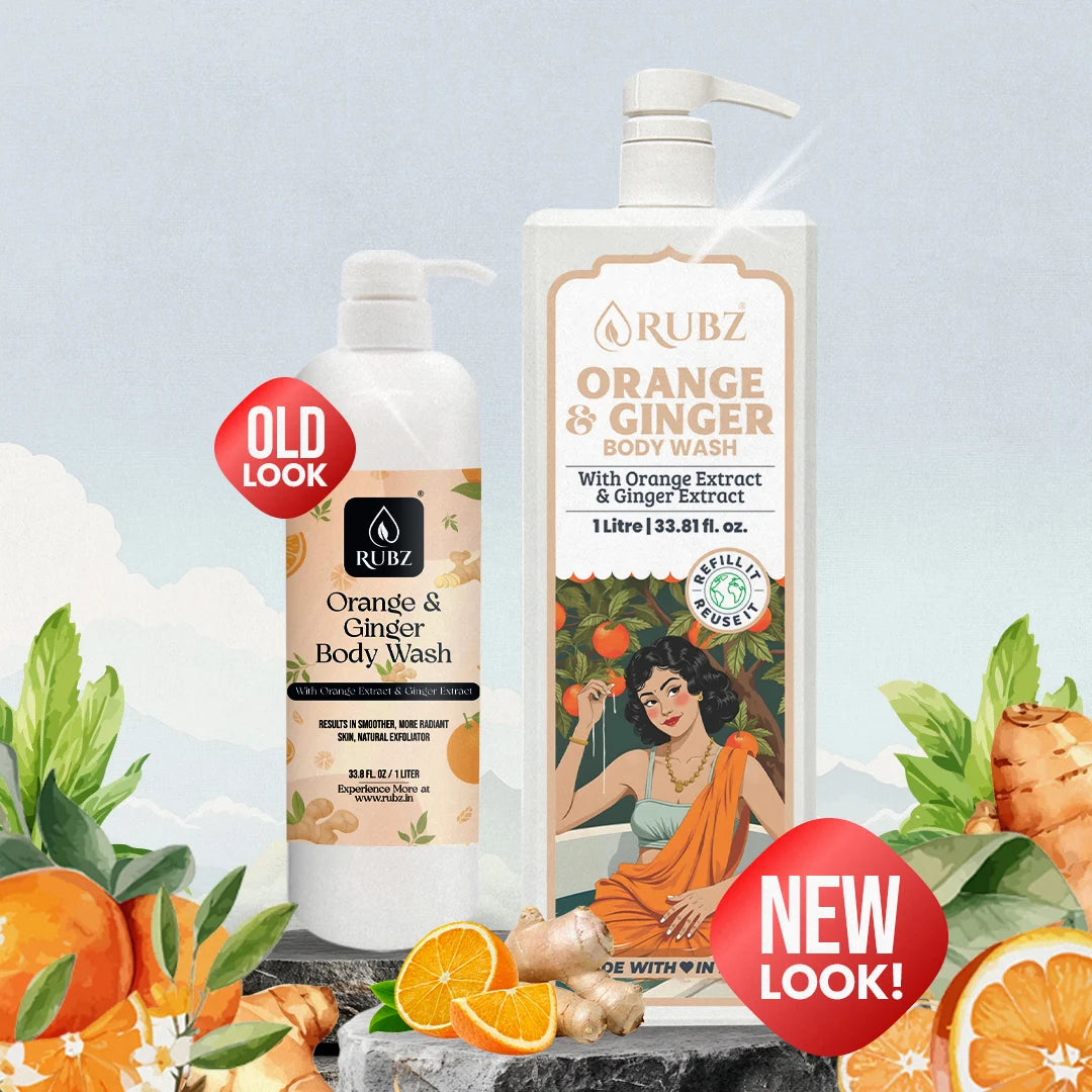 Orange & Ginger Body wash - 1 Litre