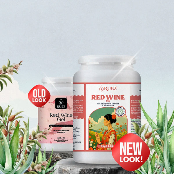 Red Wine Gel-Based Moisturizer for Men & Women – Shop Now – Rubz