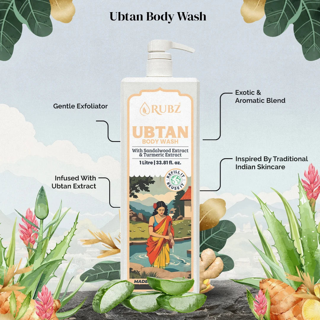 Ubtan Body wash - 1 Litre