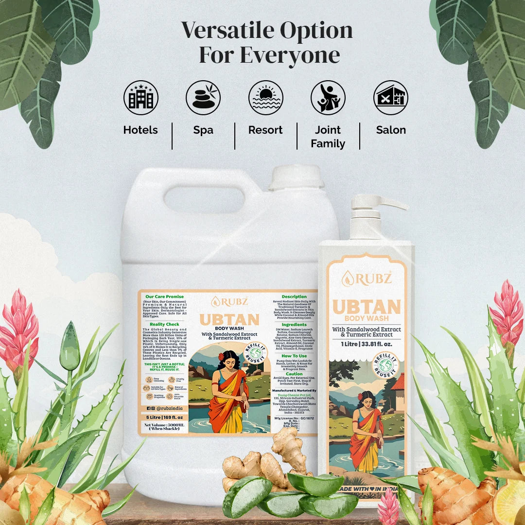 Ubtan Body wash - 1 Litre