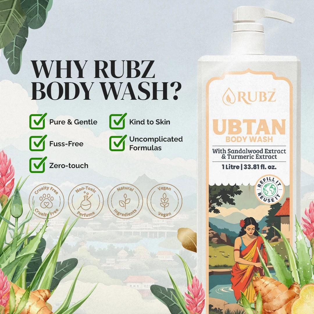 Ubtan Body wash - 1 Litre